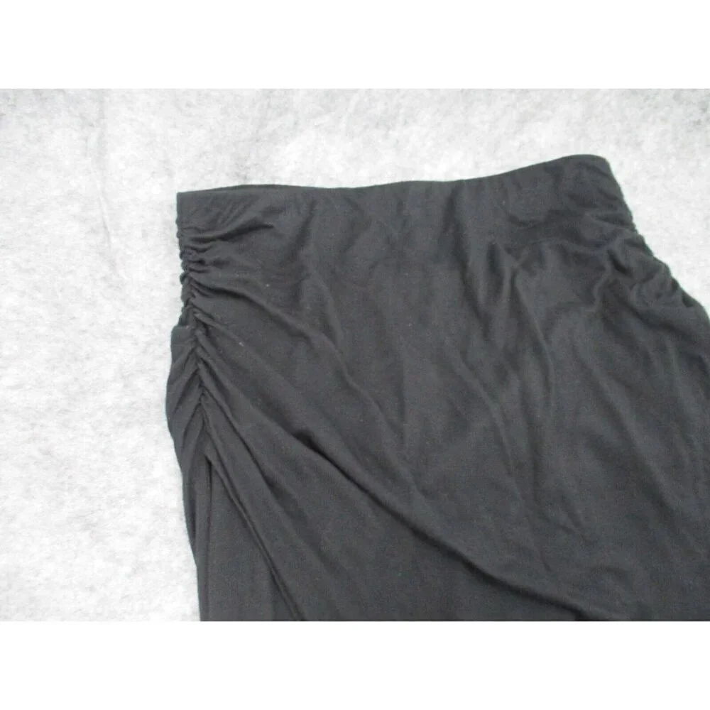 1 State Womens Skirt Small Black Lightweight Stretchy Casual Lyocell Pull On